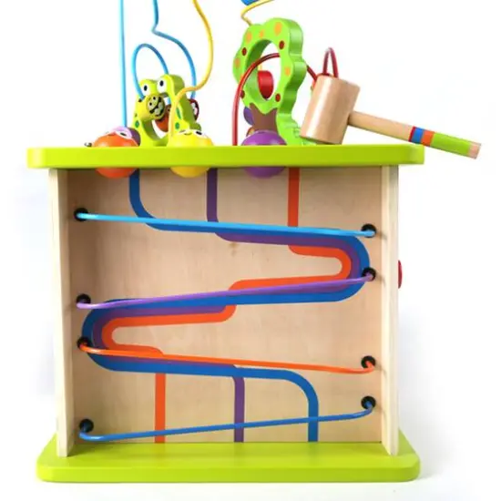 Hape Country Critters Wooded 5-Sided Play Cube {8}