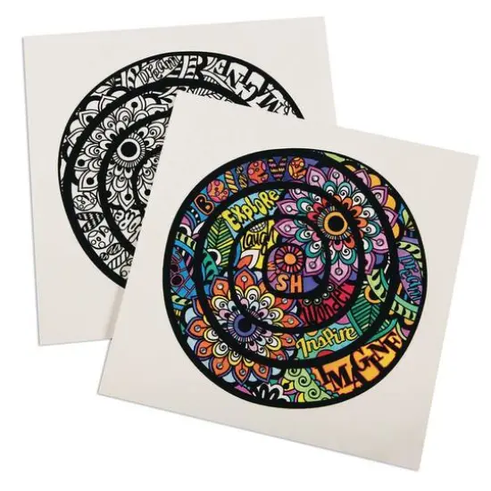 S&S&reg; Worldwide Velvet Inspiration Mandala Posters, 24ct. {3}