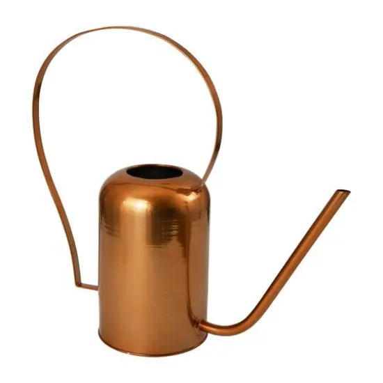 Hello Honey&reg; 18.5" Copper Modern Metal Watering Can {1}