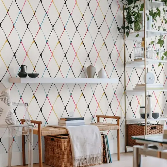 Surface Style Diamondlike Peel & Stick Wallpaper Prism {4}