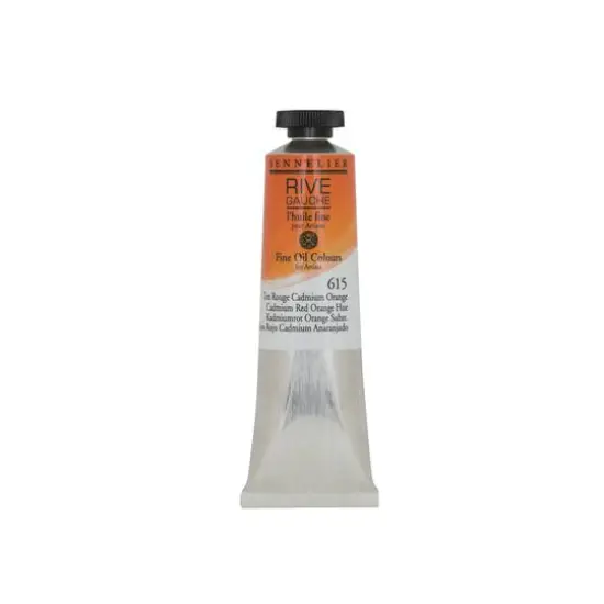 Sennelier Rive Gauche Oil Paint, 40mL 615 Cadmium Red Orange Hue {1}