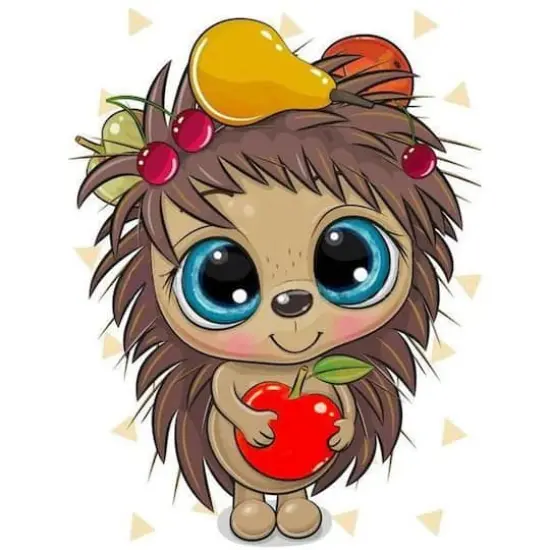 Crafting Spark Hedgehog Diamond Painting Kit {3}