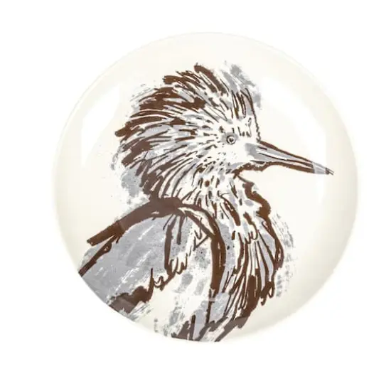 Hello Honey&reg; 8.25" Wildlife Stoneware Dinner Plate Set {7}