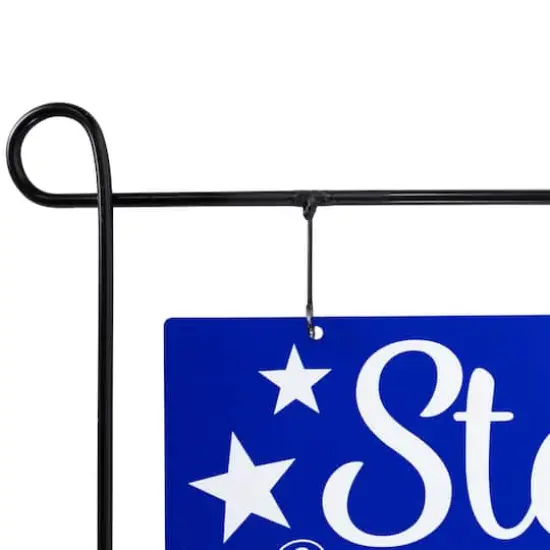 39" Stars & Stripes Forever Americana Metal Yard Sign {4}