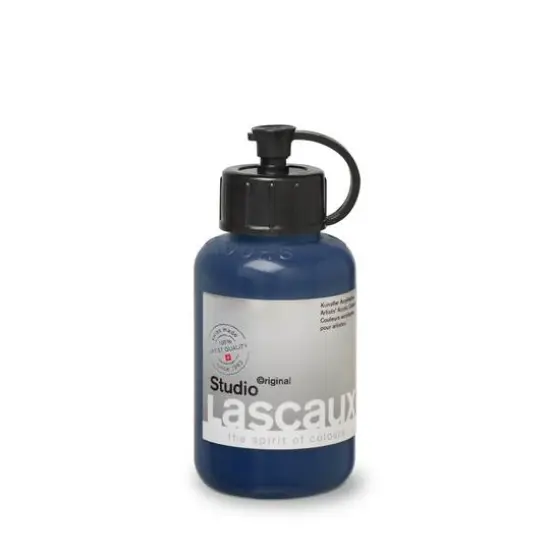 Lascaux Studio Acrylic Paint, 85mL 949 Prussian Blue {1}