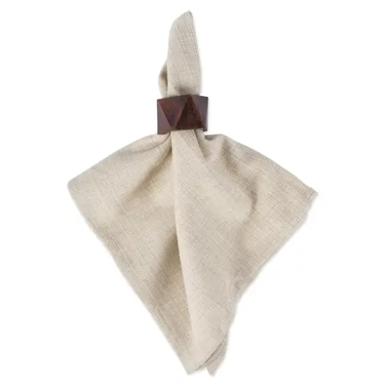 DII&reg; Wood Triangle Napkin Rings, 6ct. {3}