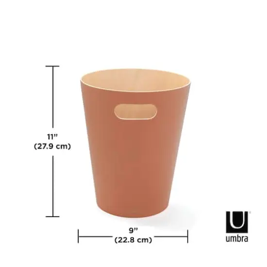 Umbra 2gal. Woodrow Trash Can Sierra {5}