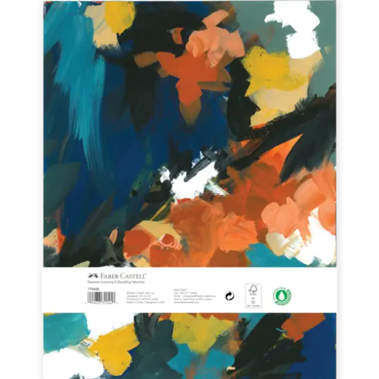 Faber-Castell Monochrome Reverse Coloring & Doodling Book {3}