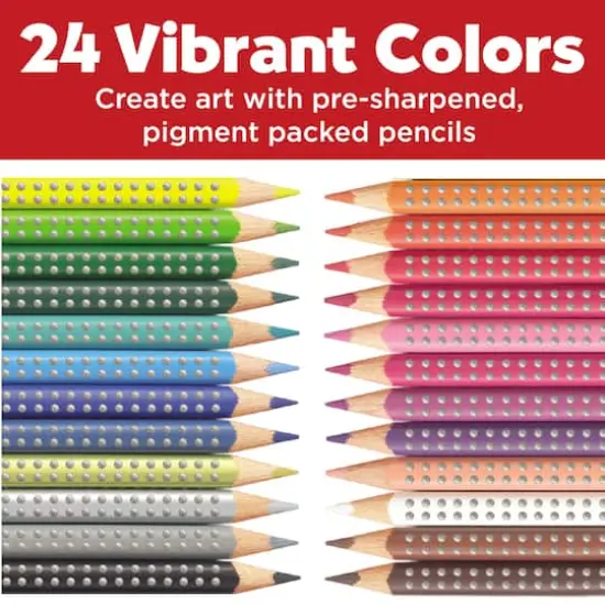 Faber-Castell 24 Color GRIP EcoPencils Set {3}