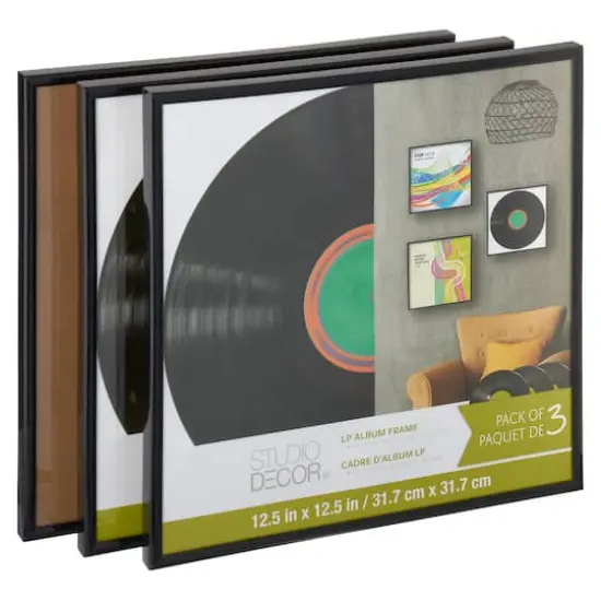 3 Pack LP Album Frames by Studio D&eacute;cor&reg; {1}
