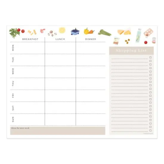 Everyday Essentials Meals & Grocery Planning Pad {3}