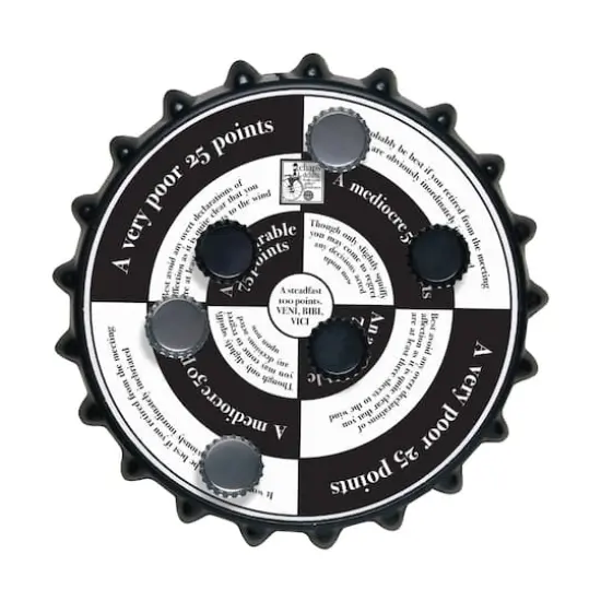 Bottle-Top Bull's-Eye Game {3}