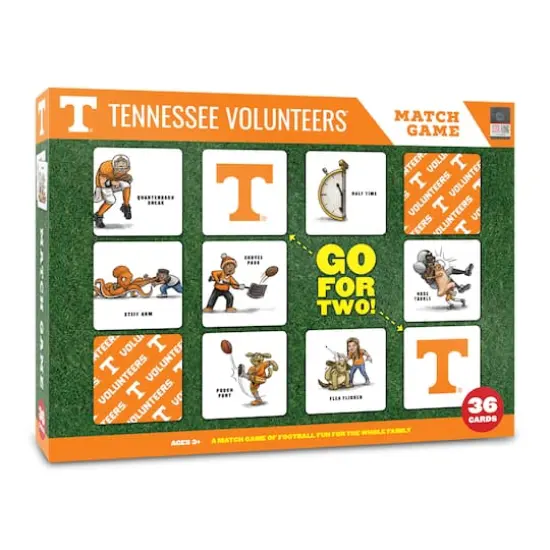 College Team Licensed Memory Match Game Tennessee Volunteers {1}