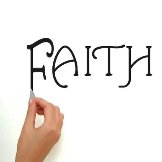 RoomMates Faith, Hope & Love Peel & Stick Quotable Wall Decal {5}