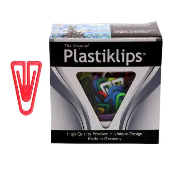 Baumgarten's Plastiklips&reg; Large Paper Clips, 6 Packs of 200 {3}