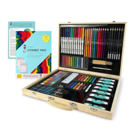 Everything Art Wooden Artist Case Deluxe Set {1}