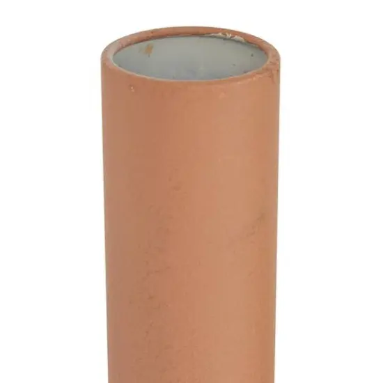 Set of 2 Multi Colored Metal Rustic Vase, 11.25", 11.5" {6}