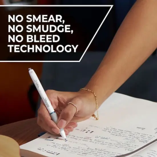 Sharpie® S-Gel™ 0.7mm Medium Point Classic Pens with White Fashion Barrel, 4ct. {4}