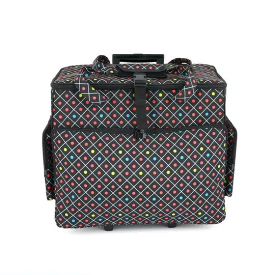 Dritz&reg; 2-Wheel Rolling Sewing Machine Tote {5}