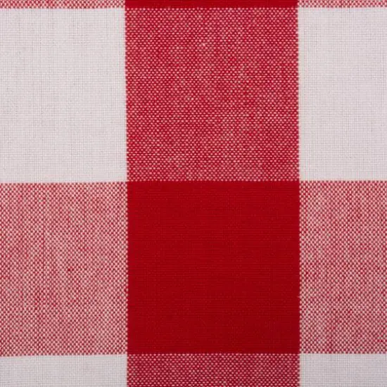 DII&reg; Buffalo Check Chef Apron Tango Red and White {7}