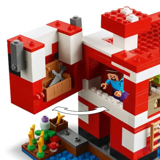 LEGO&reg; Minecraft&reg; The Mooshroom House Island Gamer Kit Toy for Kids 21270 {7}