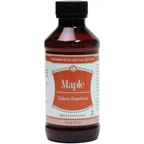 LorAnn Bakery Emulsions Natural & Artificial Flavor, 4oz. Maple {1}