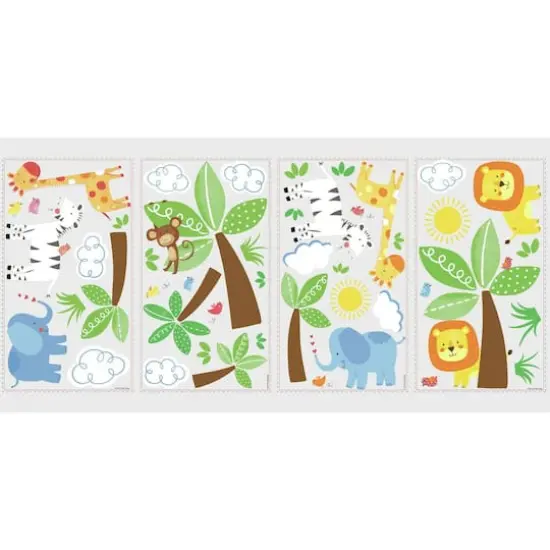 RoomMates Jungle Friends Peel & Stick Wall Decals {3}