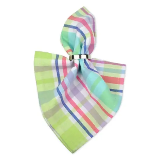 DII&reg; Spring Plaid Cloth Dinner Napkins, 6ct. {4}