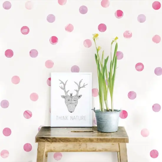 WallPops Watercolor Dots Wall Art Kit {4}