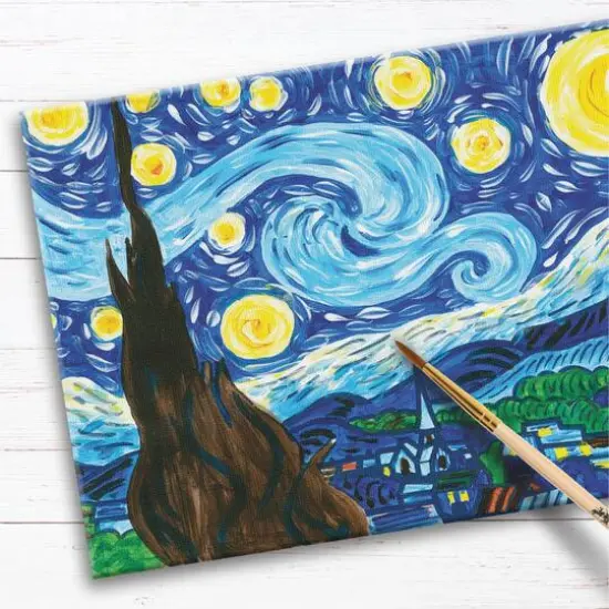 Faber-Castell Paint by Number Museum Series, The Starry Night {9}