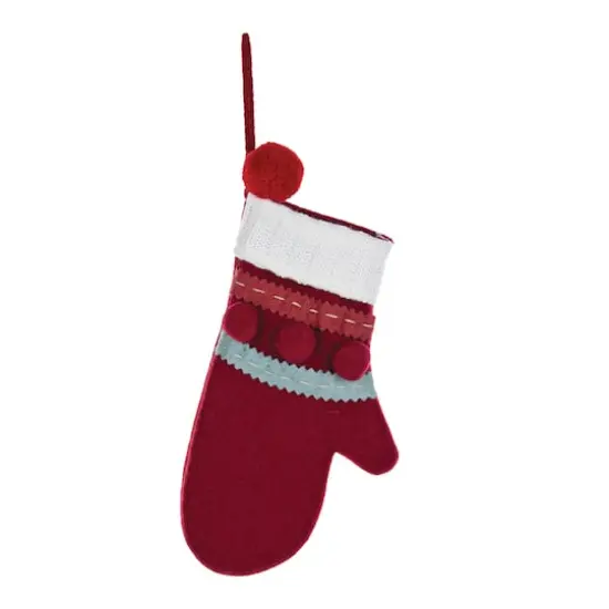 24ct. Plush Mitten Ornaments {1}