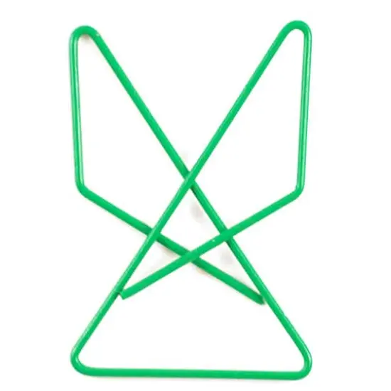 JAM Paper Colorful Butterfly Paper Clips Green {5}