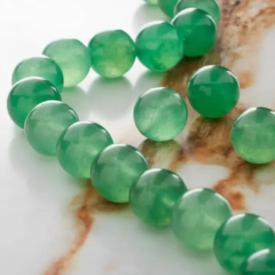 Green Aventurine Round Beads, 12mm by Bead Landing&trade; {3}