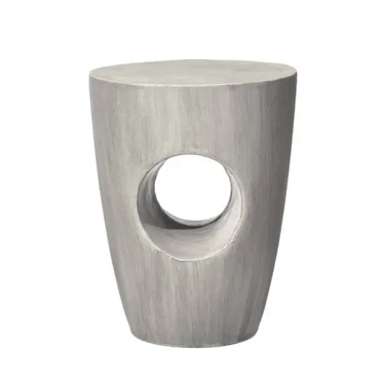 Glitzhome&reg; 18'' Multi-Functional Faux Concrete Accent Table {1}