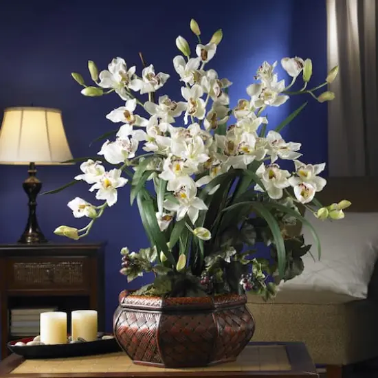 3ft. Orchid Arrangement in Decorative Vase {3}