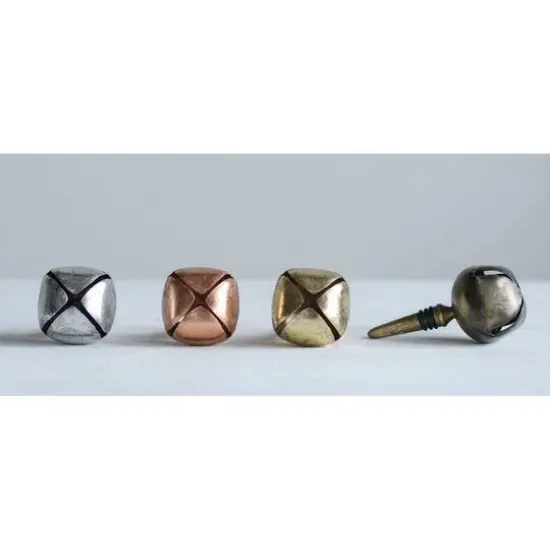 Hello Honey&reg; Metal Bell Bottle Stopper Set {5}