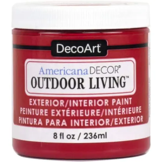 DecoArt&reg; Americana D&eacute;cor&reg; Outdoor Living Paint, 8oz. Ladybug {1}