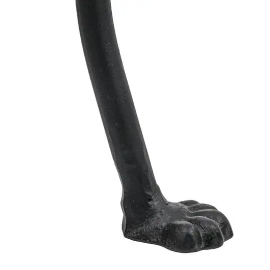 Hello Honey&reg; 2ft. Tan Marble Top Modern Round Metal Accent Table {10}