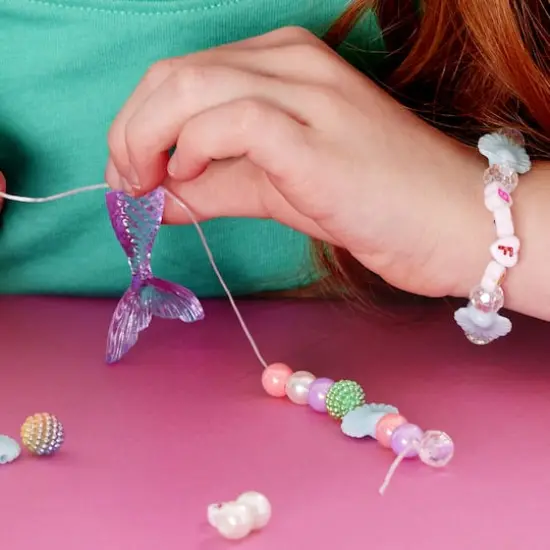 Creativity for Kids&reg; Mermaid Bead Jewelry Jar {13}