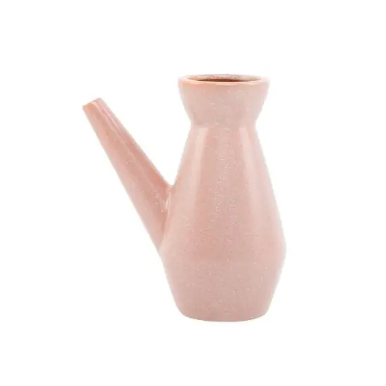 Flora Bunda 7" Ceramic Watering Can With Speckled Finish {1}