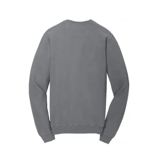 Port & Company&reg; Beach Wash&reg; Garment-Dyed Sweatshirt Pewter {5}