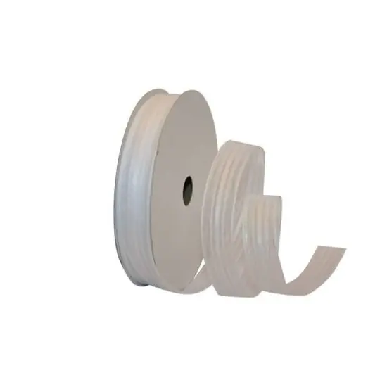 JAM Paper 5/8" x 25yd. Corsage Ribbon White {1}