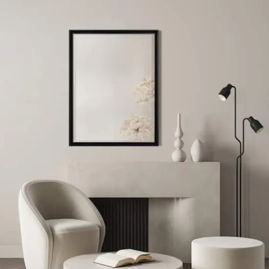 18" x 24" Black Decorative Float Mirror by Ashland&reg; {3}