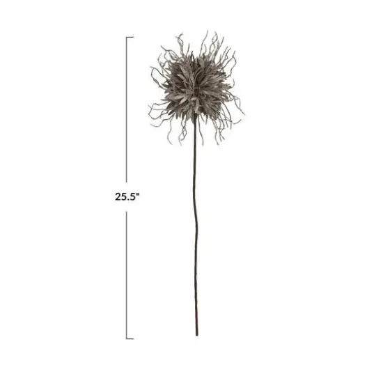 Hello Honey&reg; 25.5" Faux Glittery Pewter Pick Stem {4}