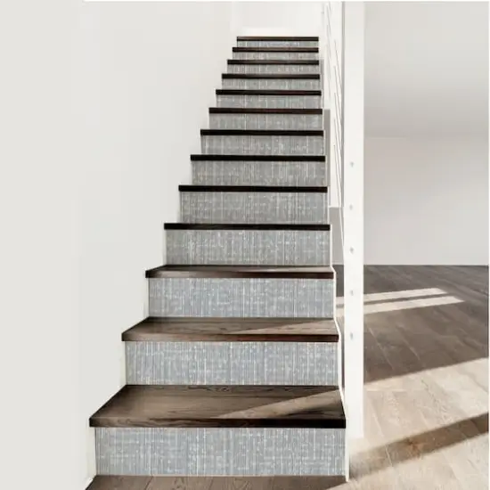 Simplify Gray Linen Self-Adhesive Shelf Liner, 2ct. {4}