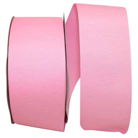 JAM Paper 2.25" Grosgrain Texture Ribbon Pink {1}