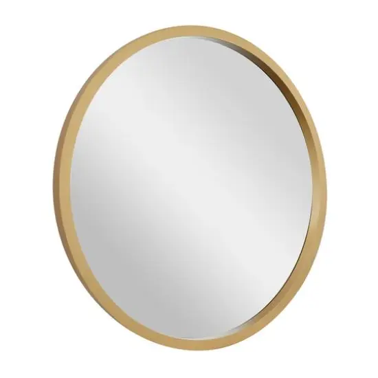 Gold Contemporary Wall Mirror, 42" x 2" x 42" {3}