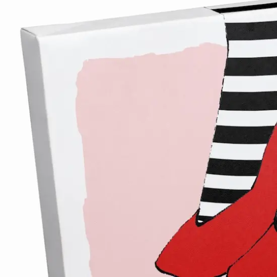 Something Wicked Red Heels Canvas Wall Art {4}