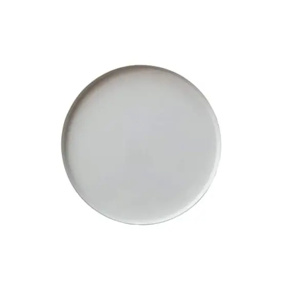 Hello Honey&reg; 9.25" Cream Round Enameled Metal Pedestal {6}