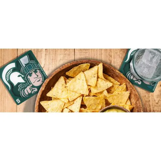 College Team 3D Logo Series Coasters, 2ct. Michigan State Spartans {4}